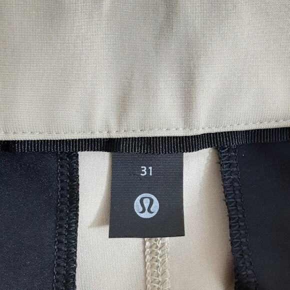 Lululemon ABC Classic Fit Short 7” Warpstreme Men 31 Wacky Khaki Golf Athleisure - Picture 7 of 11